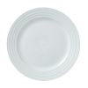 Better Homes & Gardens Anniston Porcelain Round-Shaped Dinner Plate, white, ceramic plate