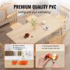 VEVOR Clear Table Cover Protector, 18" x 48"/ 460 x 1232 mm Table Cover, 1.5 mm Thick PVC Plastic Tablecloth