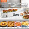 VEVOR Electric Soup Warmer, Three 7.4QT Stainless Steel Round Pot 86~185°F Adjustable Temp