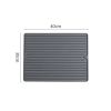 Silicone Square Dish Drying Mat Drain Pad Water Filter Table Placemat Kitchen Heat Resistant Protection Durable Kitchenware