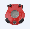 PSP005Cr Double Temperature Control Red Pizza Machine 1200W Portable Pizza Machine 12 inch Electric pizza oven 450°C