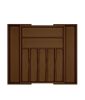 Adjustable Expandable Kitchen Utensils Drawer Organizer  For Bamboo Flatware Organizer