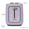 2 Slice Toaster with Touch-Activated Display, Cornflower